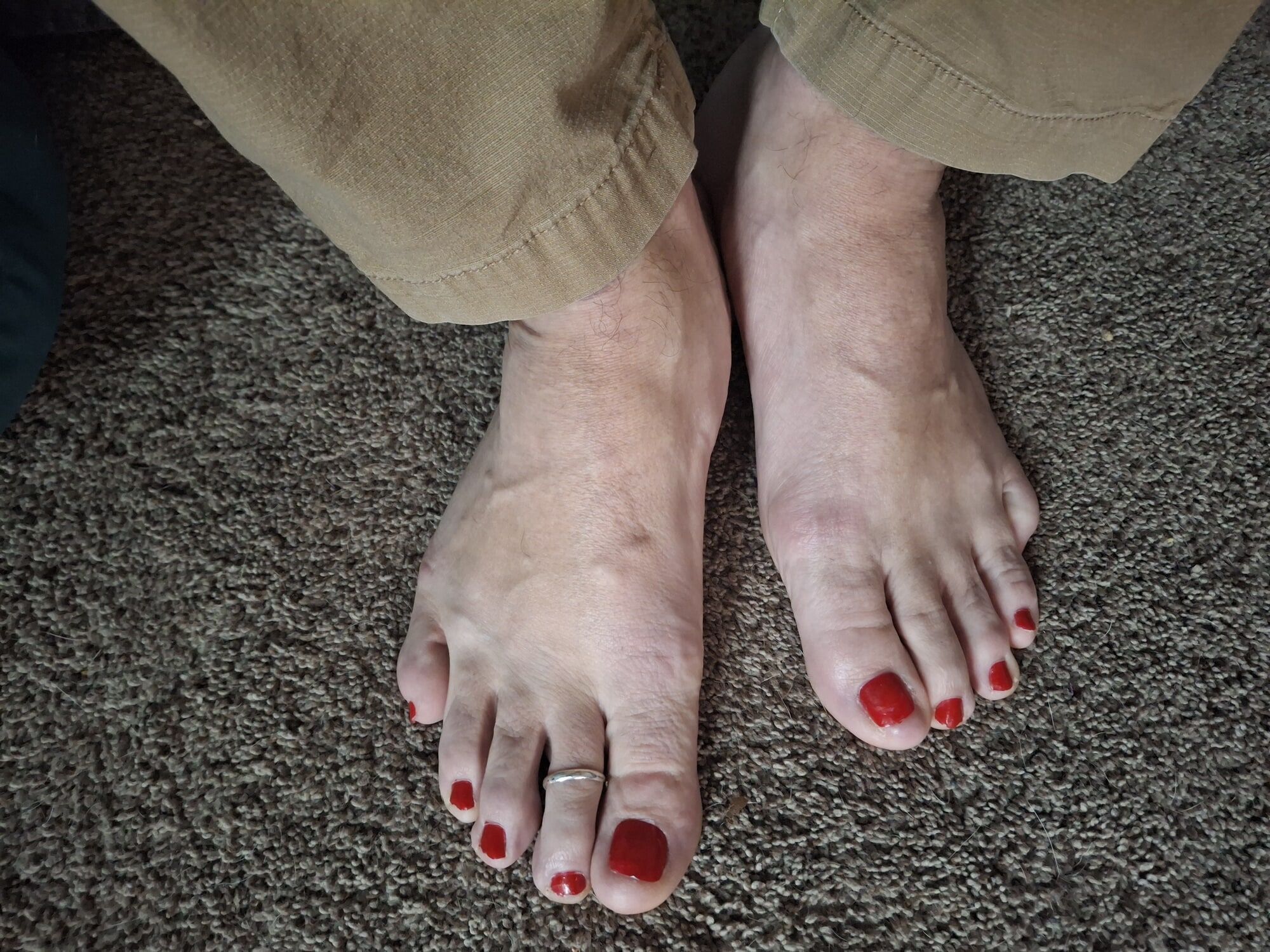 Cute Red Toes