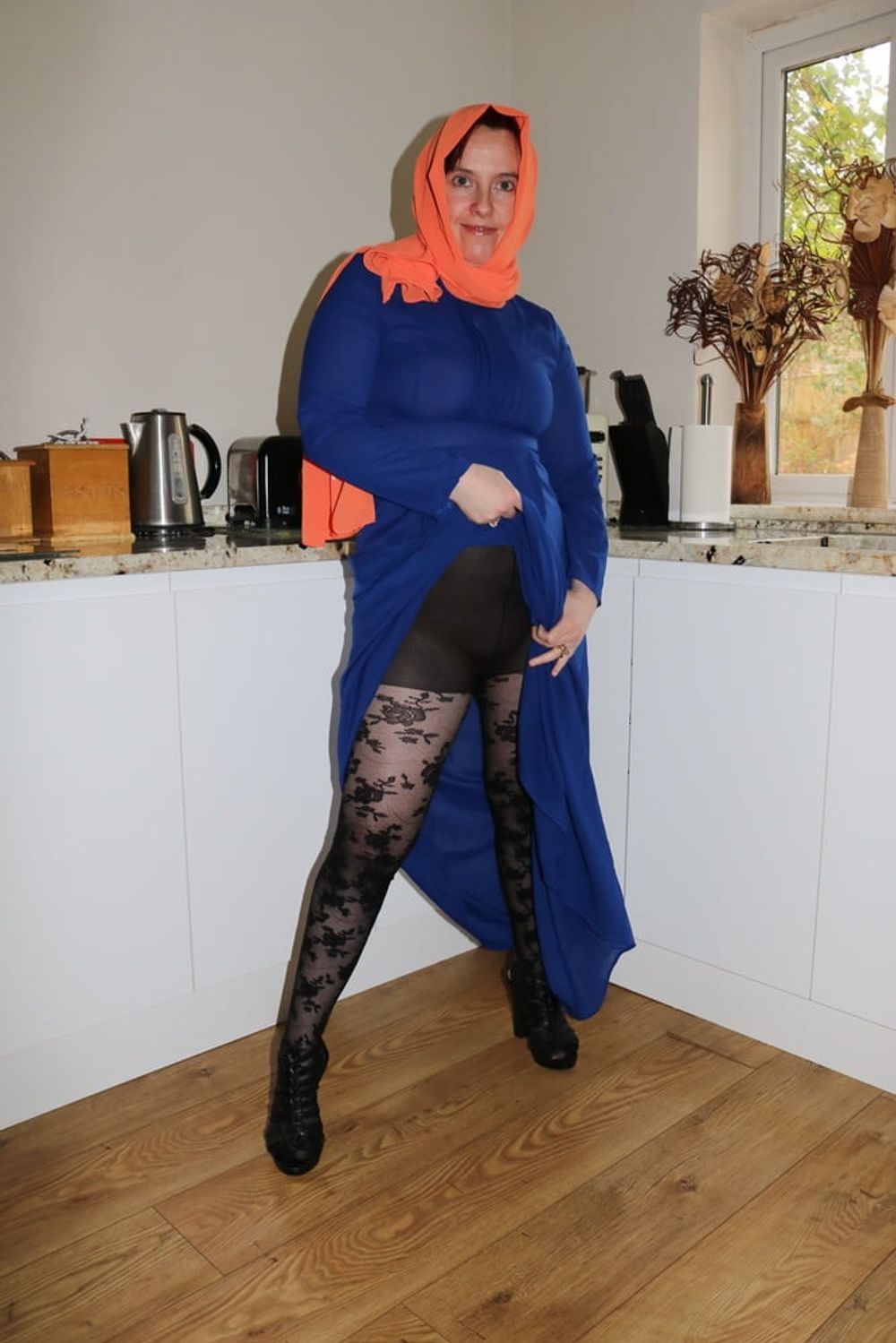 Muslim Hijab and Abaya Pantyhose #15