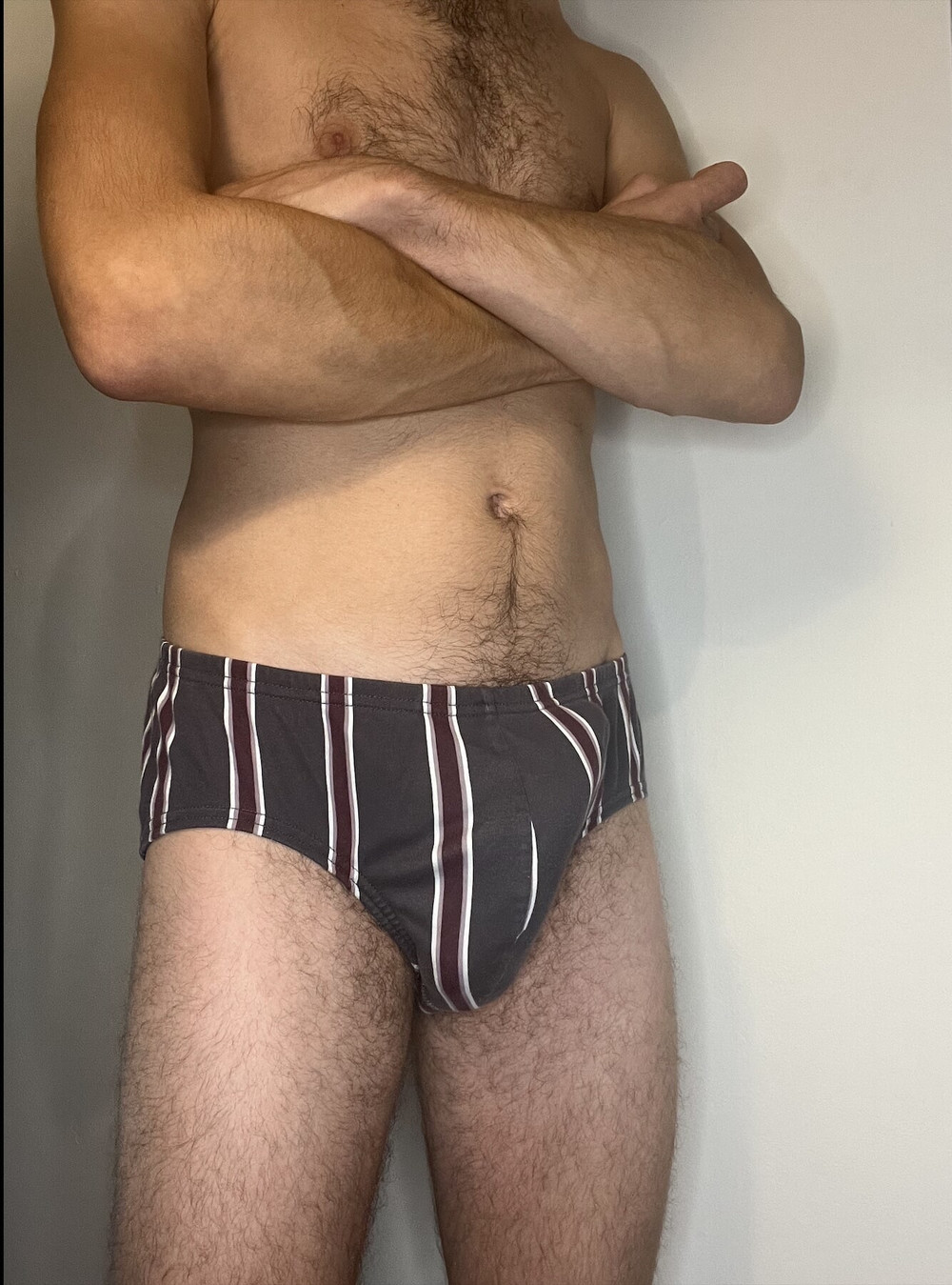 Playing in my retro-style briefs #8