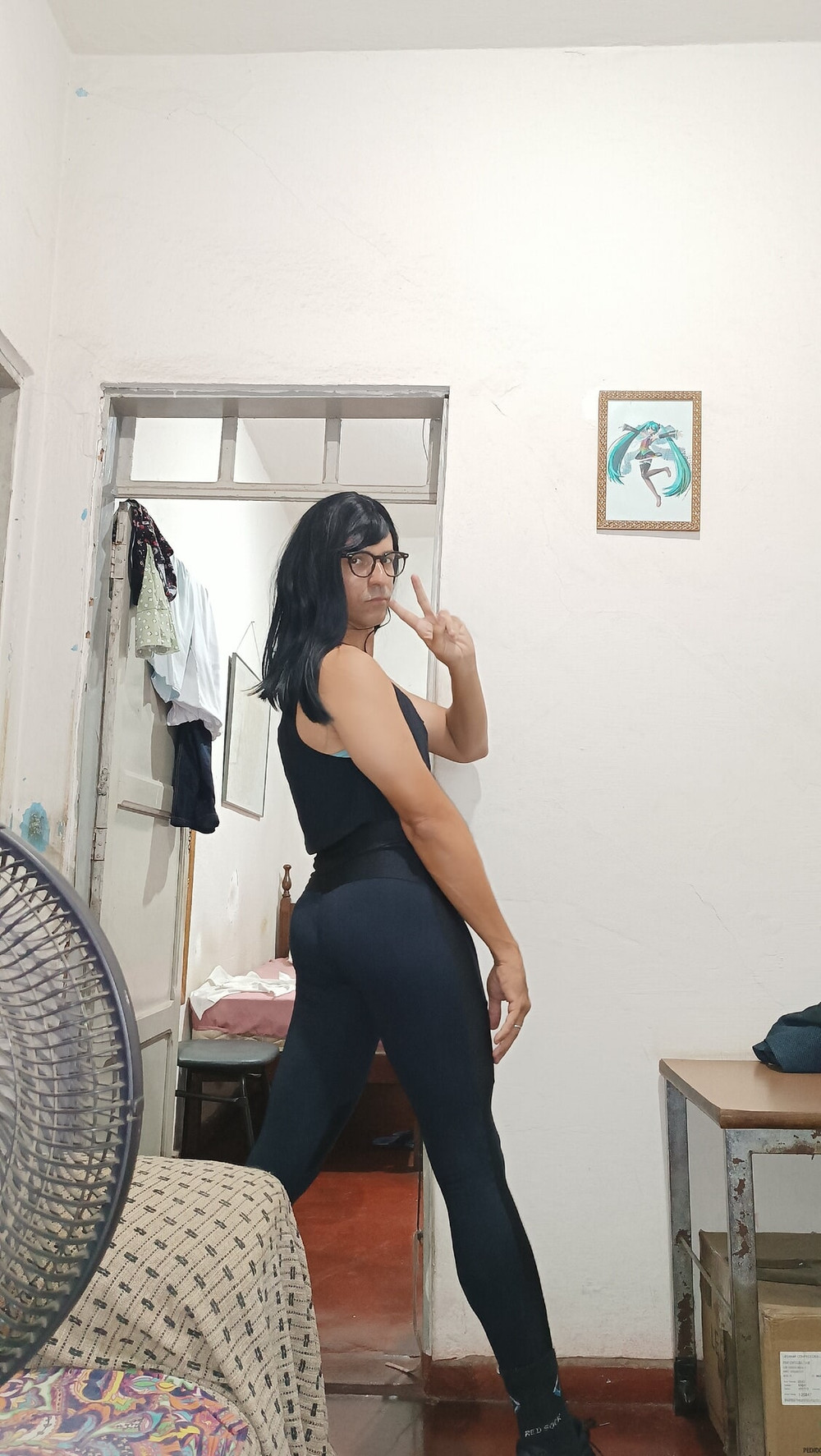 Sakura Nakamura Skinner Legging Gym  #24