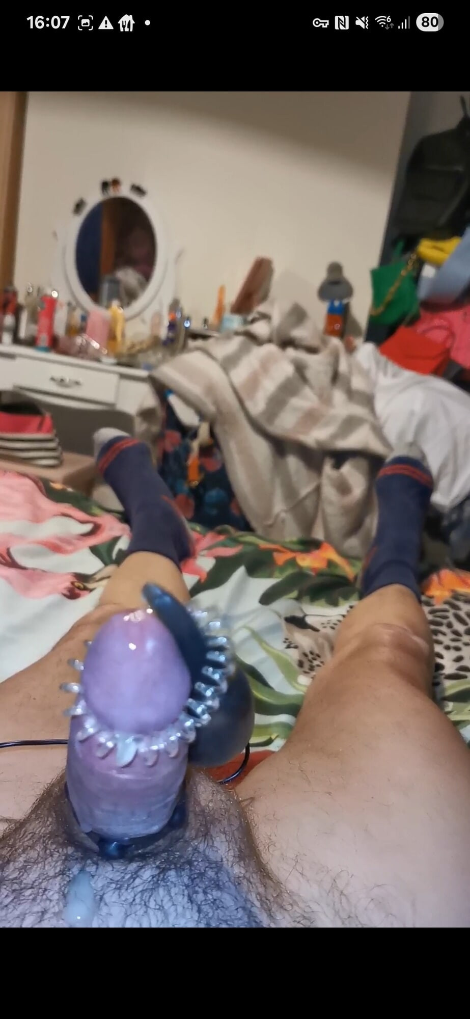 Cum shot all alone ,wife at work #6