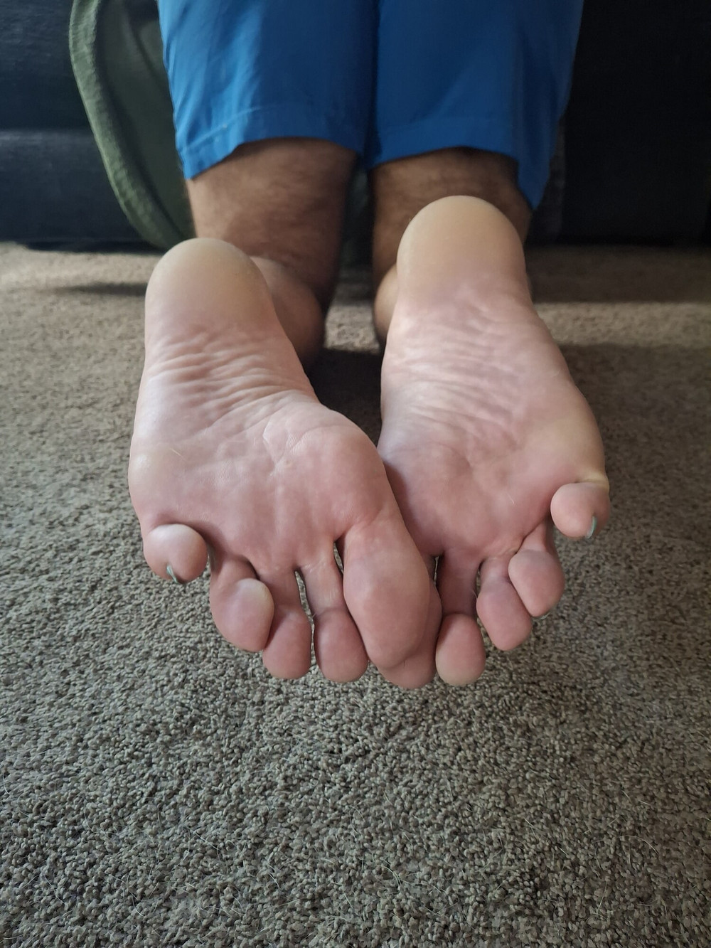 Posing my soles while on my knees #2