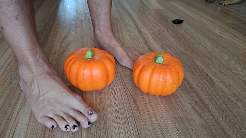 Pumpkin Foot Fetish #6