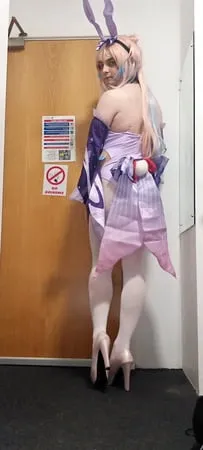 sissy aimees first time cosplaying         