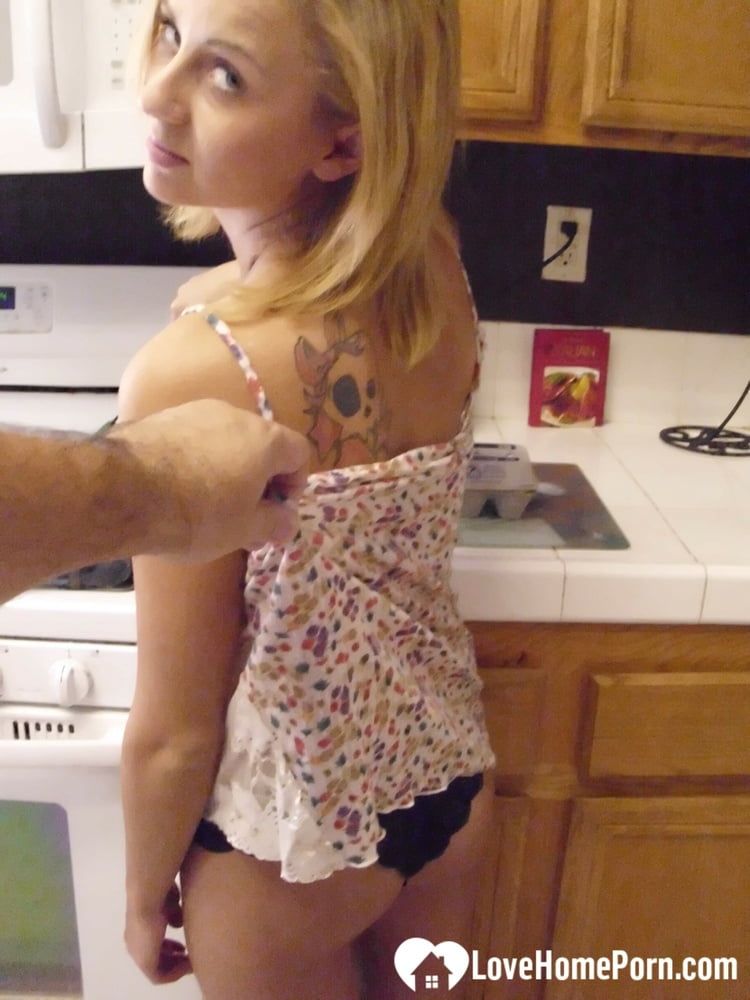 My wife really enjoys cooking while naked #21