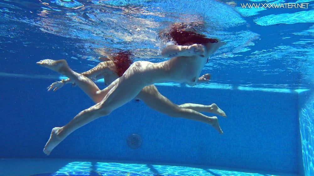  Sheril and Diana Rius Underwater Swimming Pool Erotics #4