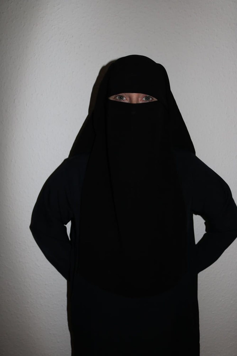 Burqa Niqab Stockings and Suspenders #4