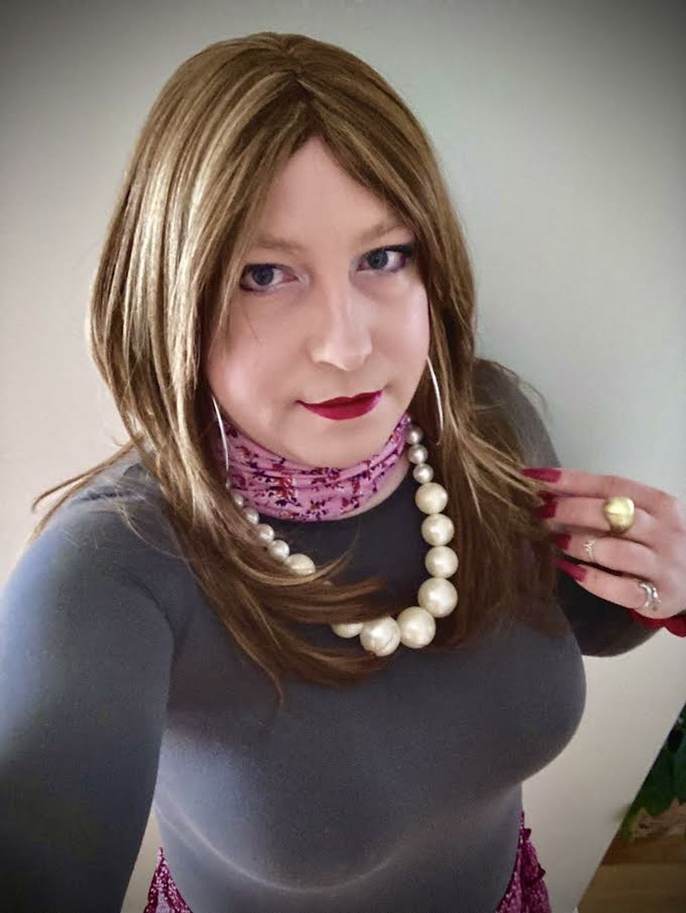 transgender Sabrina with elegance and femininity #56