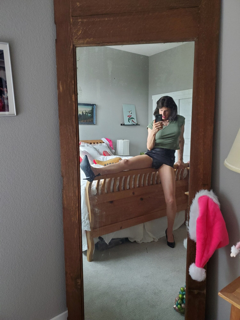 Black mini skirt #19