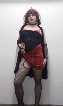 sexy goth crossdresser felixa         