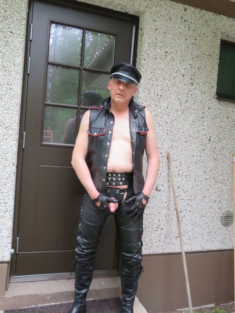 Juha Vantanen,finnish amateur leather fetish pornmodel #11