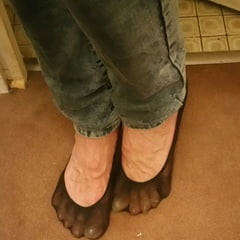 Asian ts low sticky sock feet