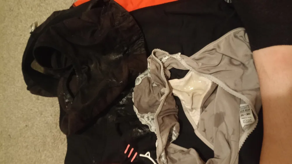 MASSIVE cumshot all over my workout clothes #21