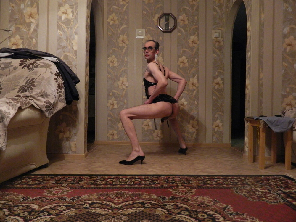 Russian Transvestite Passive Ksyusha Solo 08.02.2024 #6