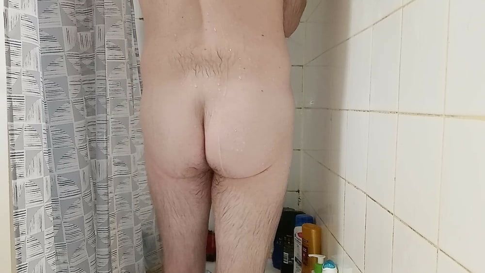 Rockard Daddy in the Shower Playing with Hard Cock #12