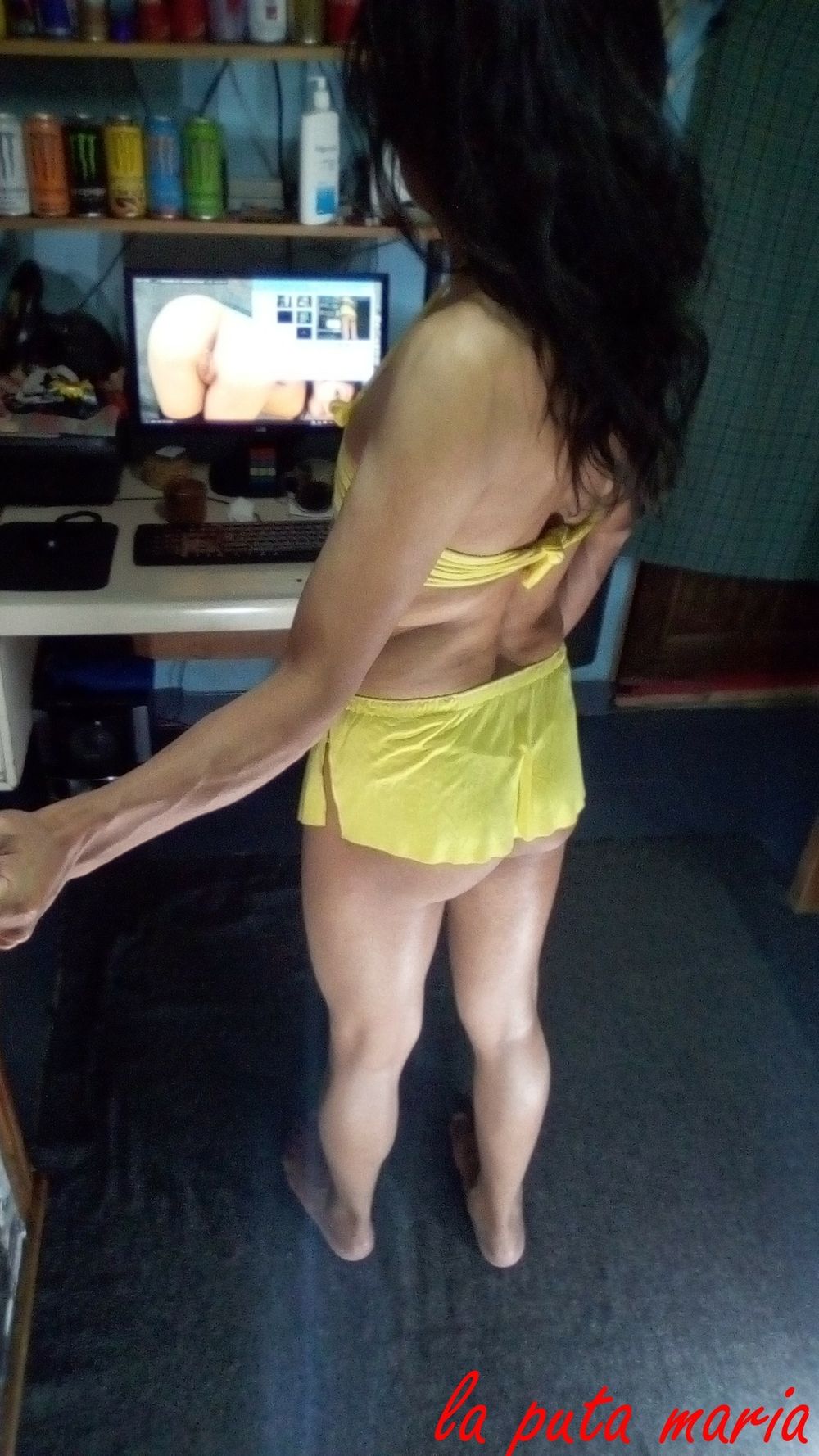 maria puta Very hot yellow #4