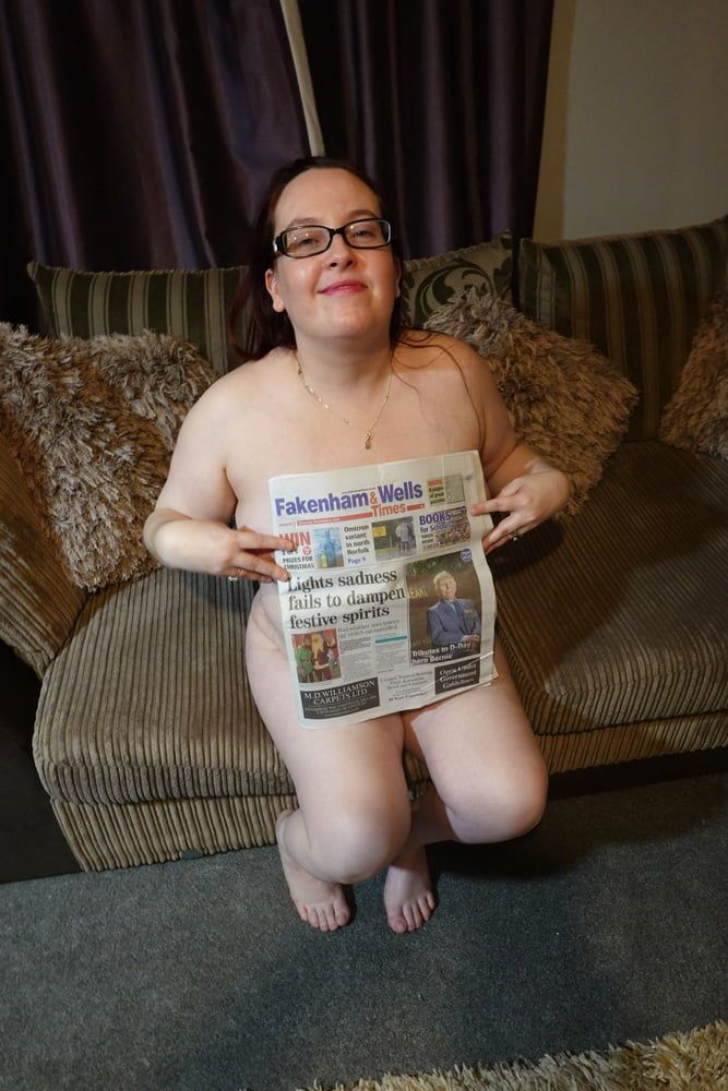 Nude with Newspaper  #16