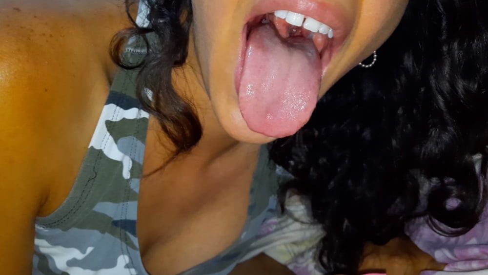 Swallowing cum #3