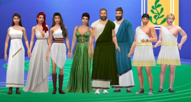 Sims in Rome Bath House Sex Day pics #26