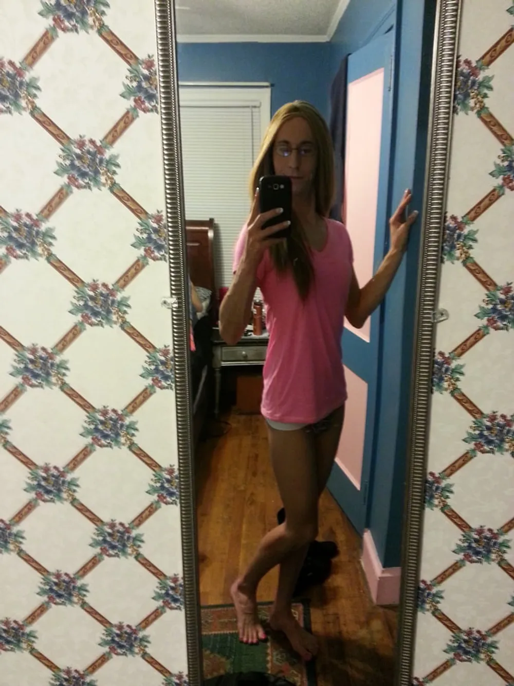 pink shirt  KimberlyGeorge  #7