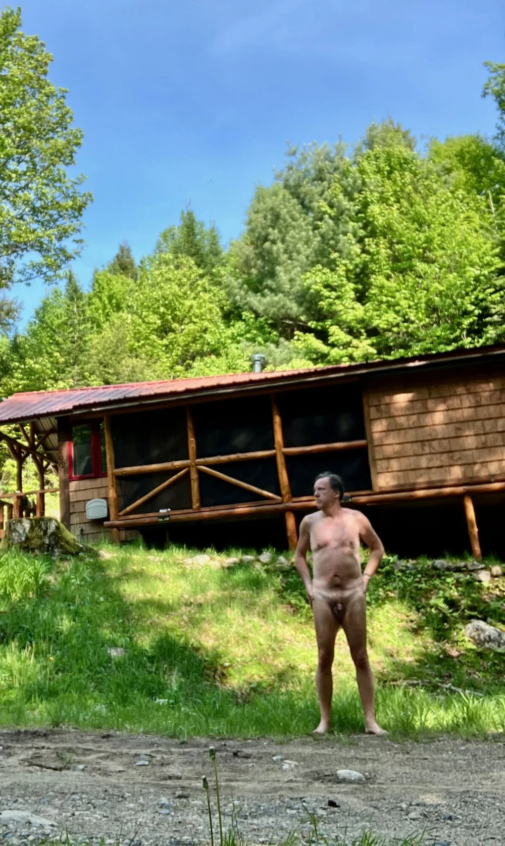 Naked outdoors #3