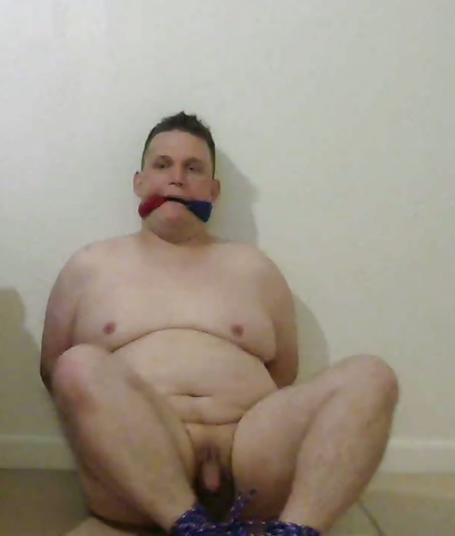 Gay fat boy bound and gagged #11