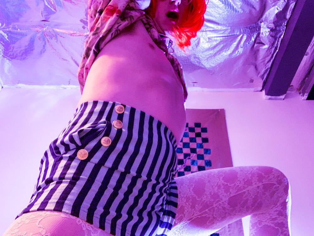 Sissy Techno Princess Shows Off Her Tiny Cock #43