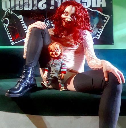 Real Chucky doll fucks demon bitch