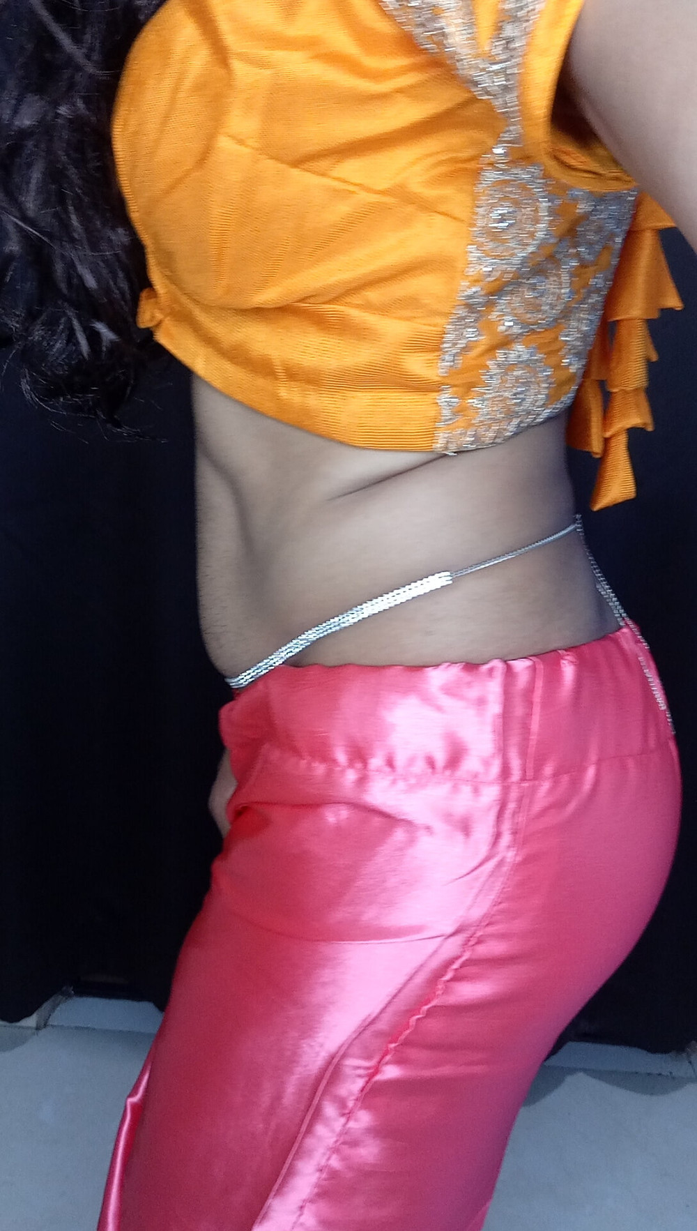 My stepmom last night wear this saree  #49