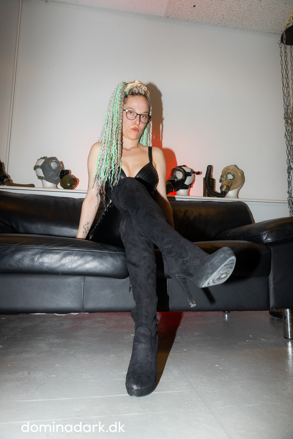 Behind the scenes from a BDSM Femdom shoot #48