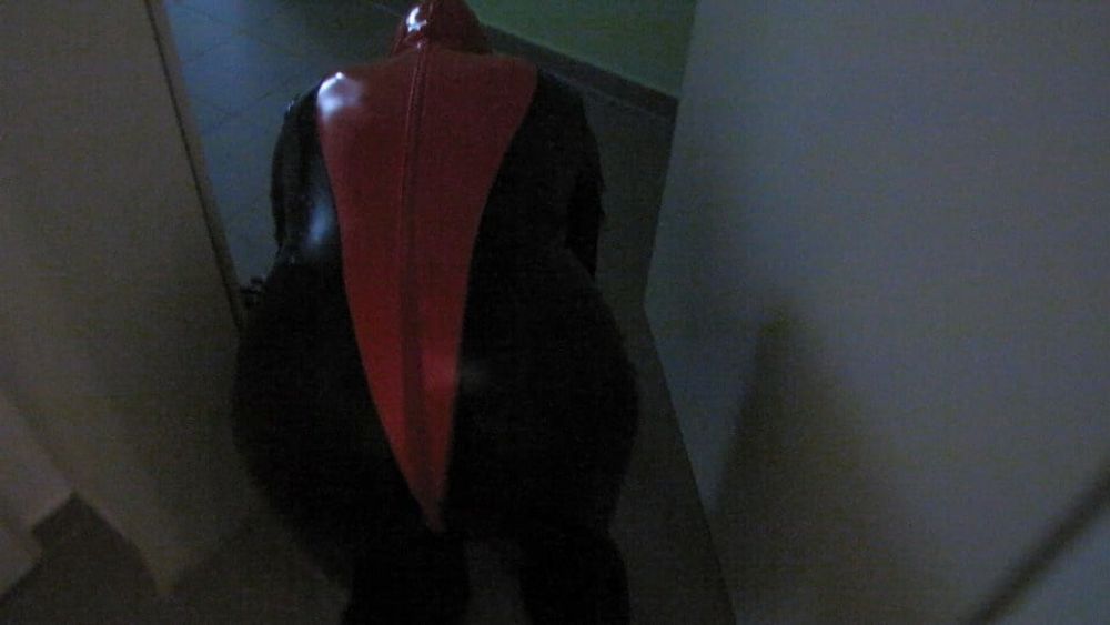 Petplay in latex suit ... #7