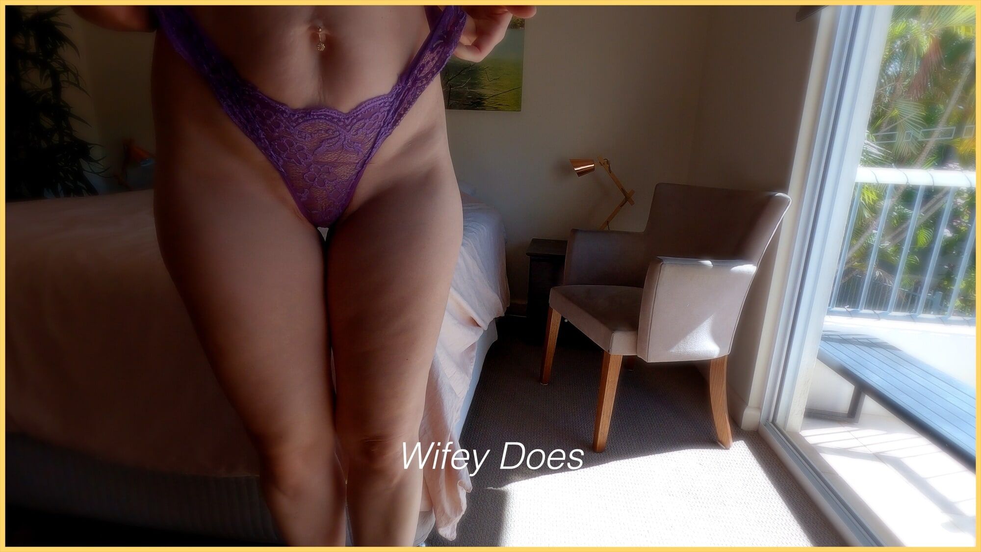 Wifey tries on different panties for your enjoyment #2