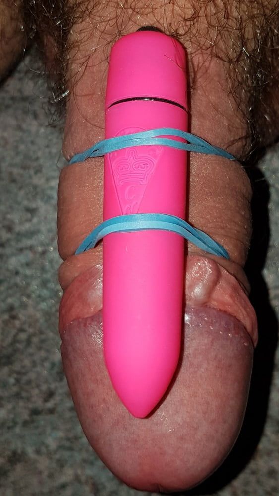 Playing with small vibrator #8