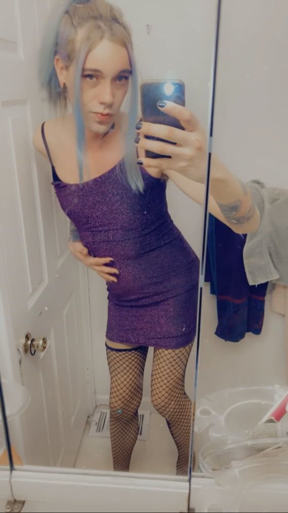 Hot Purple Minidress Slut #27