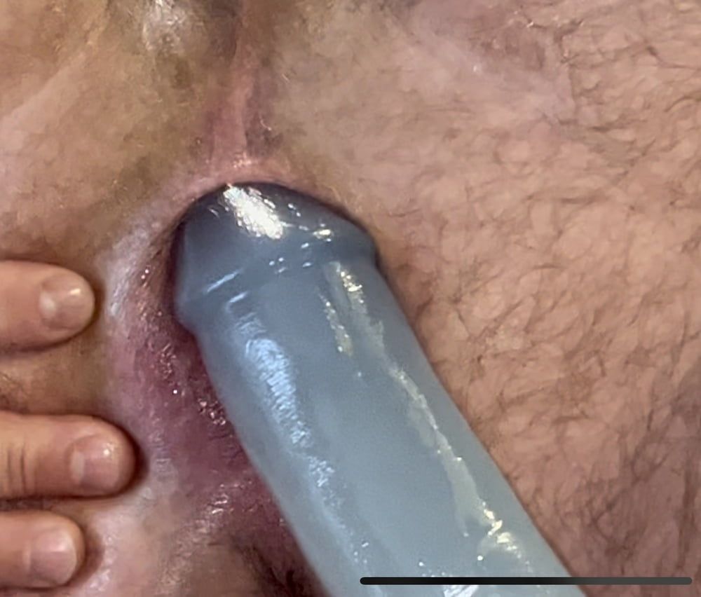 More fun with 10 inch dildo #8