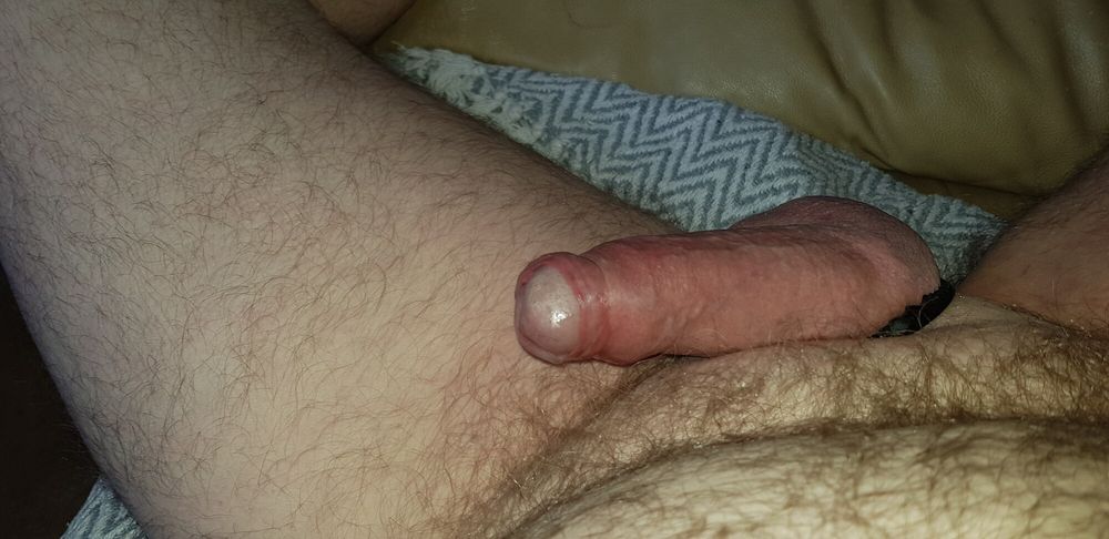 lying in bed playing with my asshole with a dildo #9