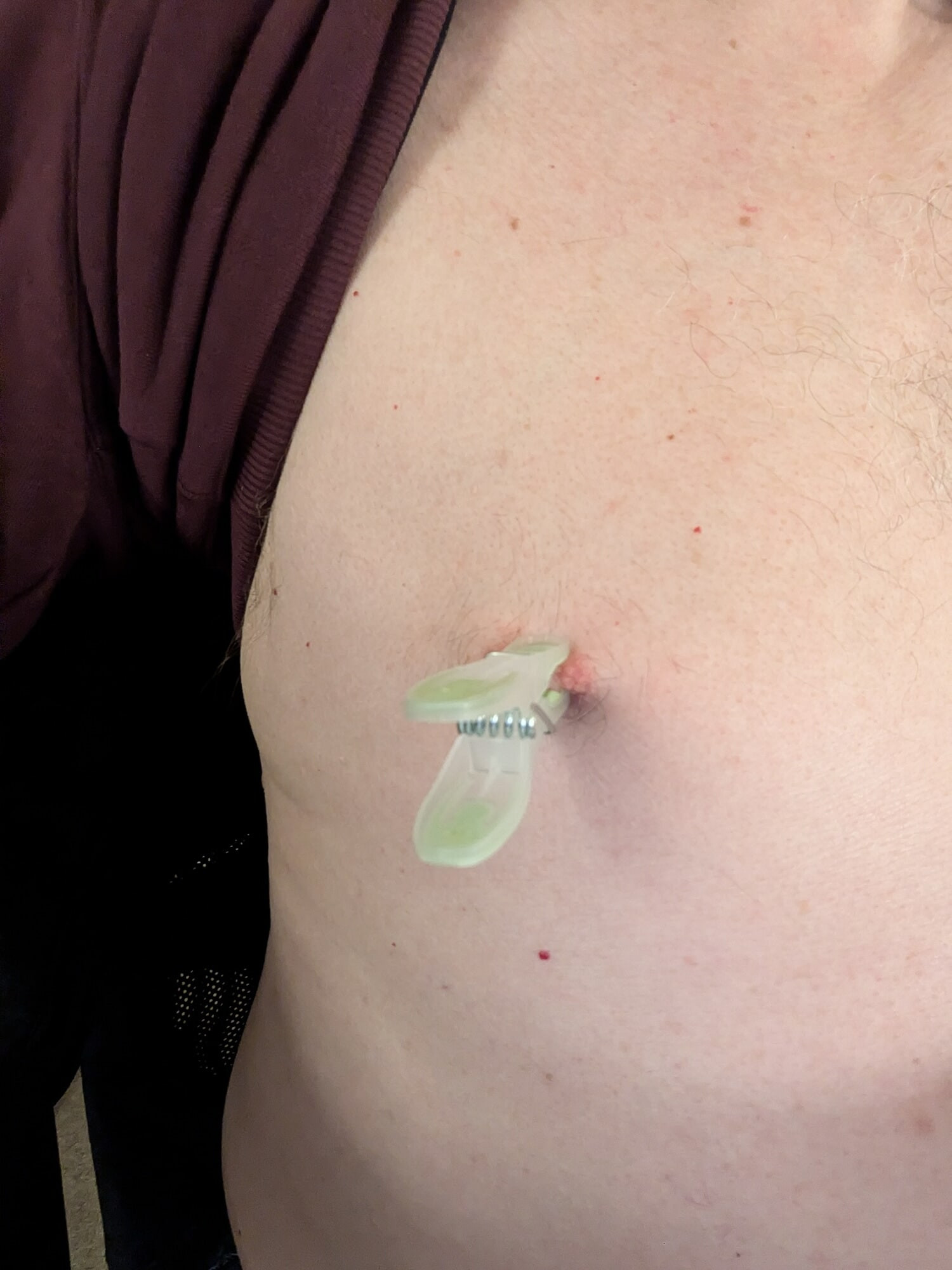 Clothes pegs on sissy