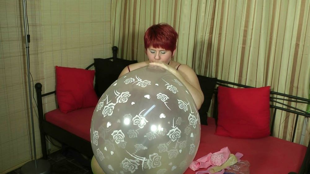 Large transparent balloon blown up ... #38