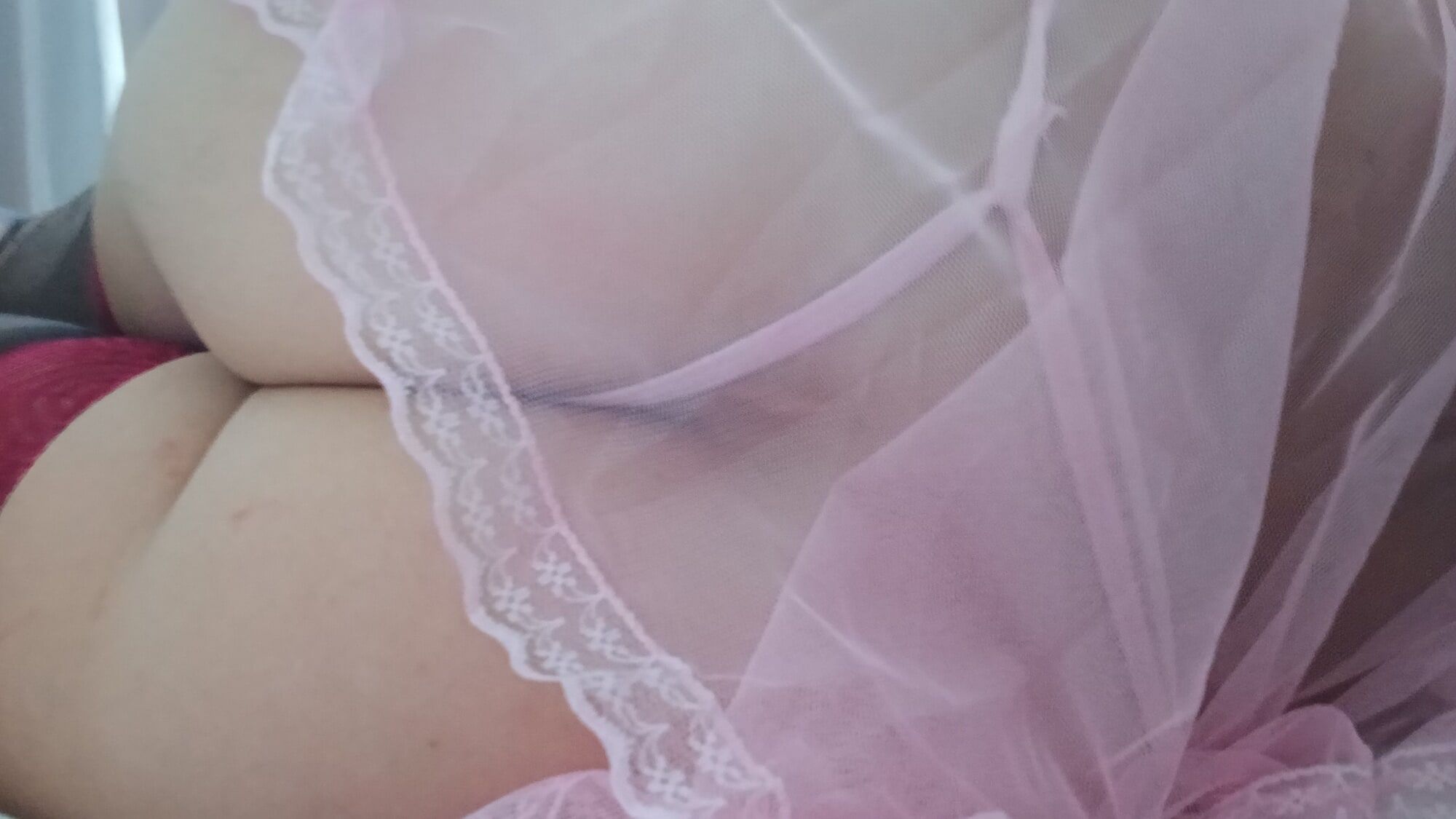 Pink pantie match with the nightie  #32