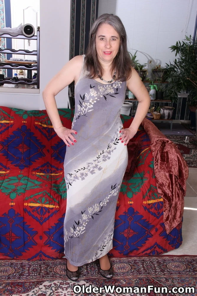 Dressed to undressed from OlderWomanFun #44