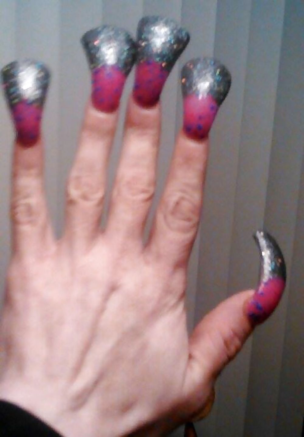 extreme bimbo duck nails #2