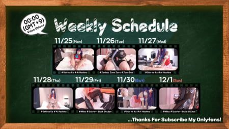 11.25-12.1 UPLOAD SCHEDULE