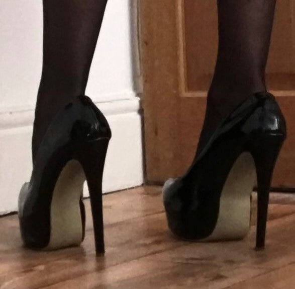 hot babe in black tights #3
