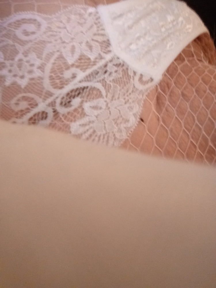 New white panties and fishnets #6