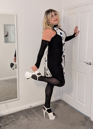 Looking smart to visit a friend