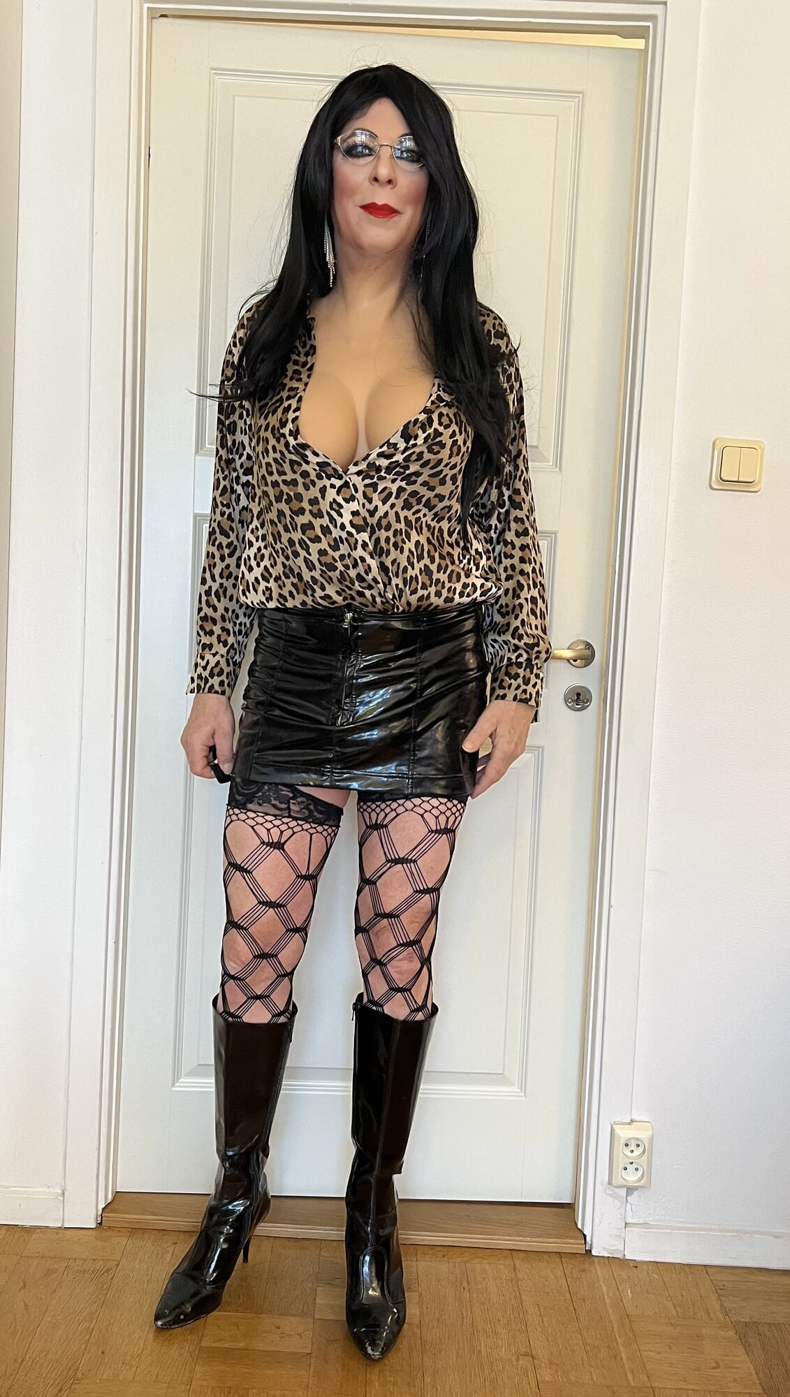 Naked sissy spreading legs #9