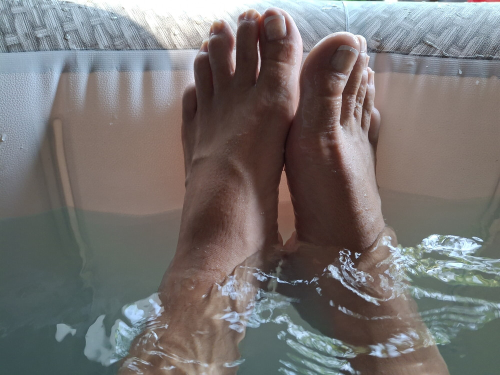 Do you want to suck my soft wet toes in my hot tub!? #13