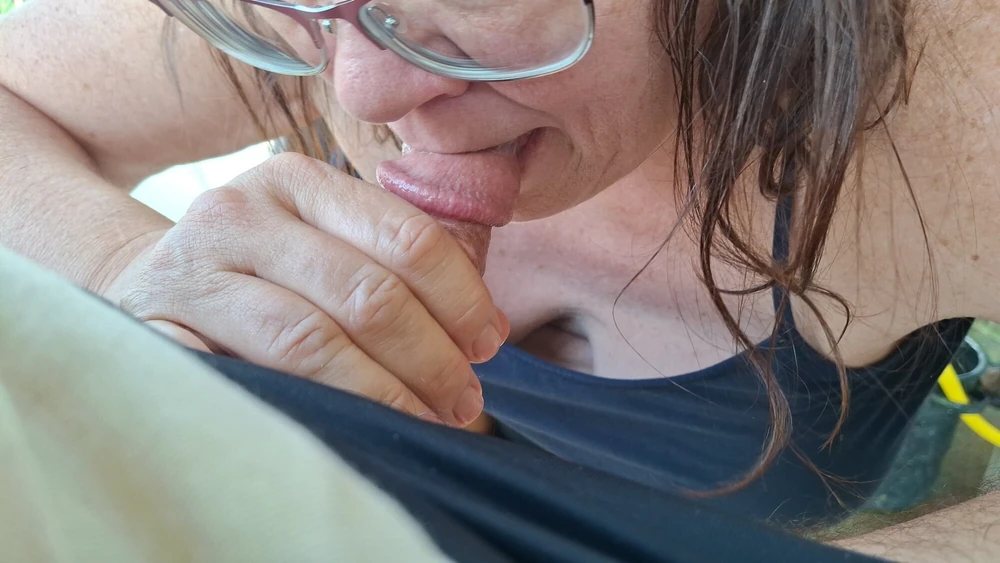  Back yard Blow job Pt 2 #5