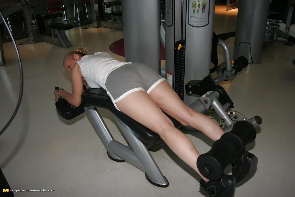 Naked Mature Mothers do Naked Exercises at Gym PART 2 #55