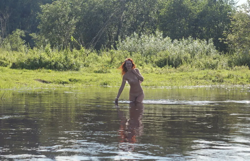 Playing in river #5